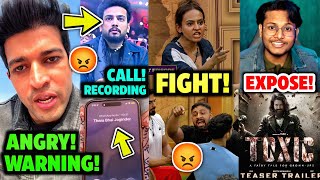Thara Bhai Joginder ANGRY WARNING To Elvish & his Friends! Call Recording Leak,Rajat Vs Bhavya Singh