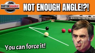 Snooker Cue Ball Control | Making The Angle