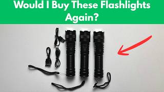 Review and Thoughts on the Huccbs 3 Pack of Rechargeable Flashlights