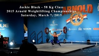Jackie Black Lifting at the 2015 Arnold Weightlifting Championships