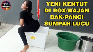 The Excitement of Yeni Farting in a Box-Pot-Bath and Frying Pan, the Sound is Amazing