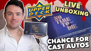 LIVE UNBOXING | James Bond NO TIME TO DIE Trading Cards | Cast Auto Chance