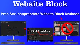 How to Website Block | Pron Sex Inappropriate Website Block Method | Localhost Loop Back IP Methods🚫
