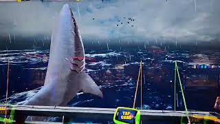 Fishing arcade game , we caught a shark 😱😂