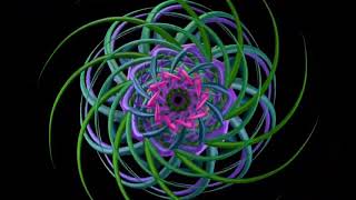 Slow speed meditation with spiral videos.