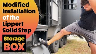 Lippert Solid Step Storage Box Installation & Review + RV Step Removal