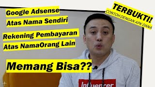 Cara Gajian YouTube Adsense Pakai Rekening Orang Lain (Pakai DANA)