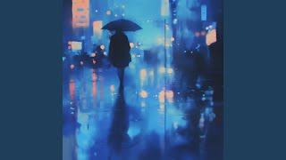 Night Reflections on Wet Pavement