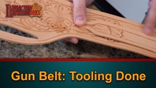 Gun Belt, Step 7: Tooling Done