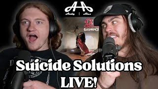 Suicide Solution (LIVE) - Ozzy Osbourne | Andy & Alex FIRST TIME REACTION!