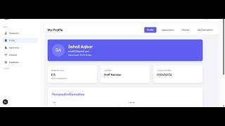 How to Create Staff Profile API in .NET Core and Consume in Next.js React Frontend