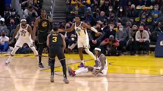 Jordan Poole Breaks Jordan Clarkson’s Ankles and Drains the Three Pointer