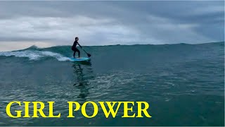 Girl Power + Glassy Dawn Patrol = Surfing Perfection on Okaloosa Island Florida Emerald Coast Destin