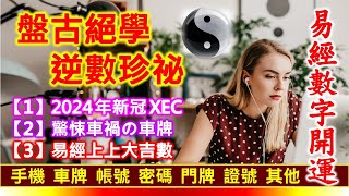 盤古絕學➤逆數珍祕【易經大吉數｜驚悚車禍｜新冠XEC】楊鶴朋老師創於1997年／全球第一本：易經數字開運學