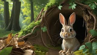 Story of injured deer and helpful rabbit.