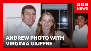 Maxwell email seemingly confirms photo of Andrew with Virginia Giuffre is real | BBC News