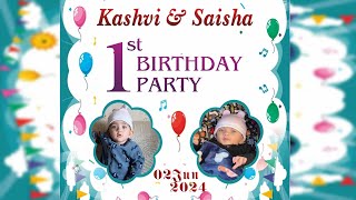 #teaser #shorts #best #happybirthday  Kashvi & Saisha ||Birthday Teaser|| Shree Ganesham Photography