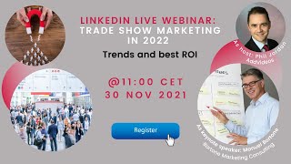 AddVideos Webinars | About Trade Show Marketing - Latest Trends and best ROI