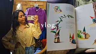 thriftshop again lol, talkative vlog, a day off in my life