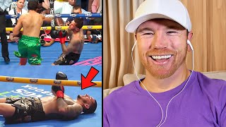 Canelo REACTS On Edgar RUSHED TO DOCTOR after BRUTAL KO by Hamzah Sheeraz