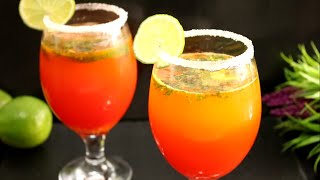 Sunset Mocktail | Watermelon-Orange | Summer Special Drink Recipe