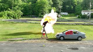 car jump stunt