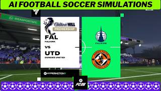 FALKIRK vs DUNDEE UNITED ⚽ Scottish Premiership 2025/26 Matchday 27 🟩 EA FC 26 Simulation