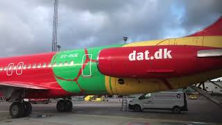 LAST MD83 IN EUROPE WALK AROUND FAREWELL FLIGHTDAT- OY-RUE