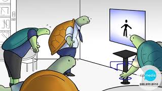 Rip Media Group - Office Turtle Transformation - Hand-drawn Animation