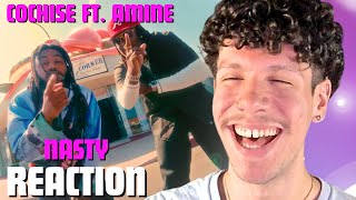 COCHISE - NASTY ft. Aminé | MUSIC VIDEO REACTION