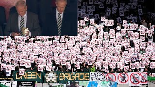 SHAMEFUL!!! Celtic Board Look Away Whilst Fans Launch Protest Against Them