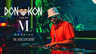 Don Kon Live @ Mémoire, Boston // September 25th 2025