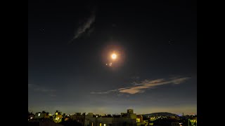 Rising Moon and Mars captured - 2020