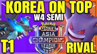 DESTROYED IN THE END T1 vs Rival - ACL SEA | Pokemon Unite
