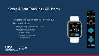 GHIN Apple Watch App Overview