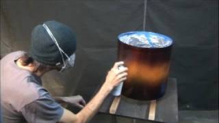 DIY Drum Making: Painting Drums For Sunburst Drum Finish