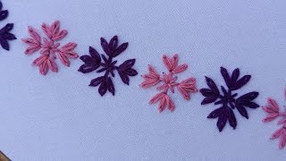 Quick Flower Stitch Hand embroidery design | Trending Hand Embroidery 2025 |Embroidery for Beginners