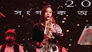 Saxophone Cover on Romantic Song || O Hansini Meri Hansini || Saxophone Queen Lipika Samanta