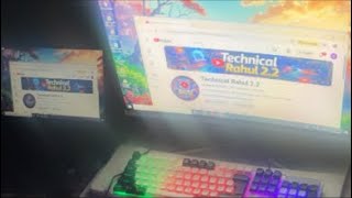New monitor set up live stream showing