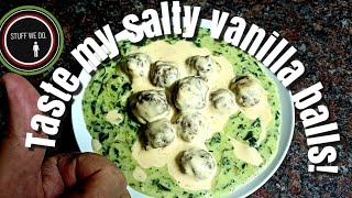 My salty vanilla meatball recipe.