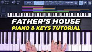 FATHER'S HOUSE - Elevation Rhythm Piano Tutorial - Sunday Keys Song Specific Patch