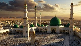 Cinematic View of Madina | Breathtaking Masjid‑e‑Nabawi Aerial Shots 🕌