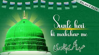 Sunte hai ki mahshsar me sirf unki rasai hai || Abdul Karim Qadri 