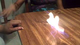 Fire Fail , Finger cought on fire