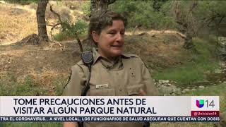 Park Precautions at Alum Rock Park