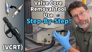 Step By Step Use of a VALVE CORE REMOVAL TOOL (VCRT) to Replace a Leaky Valve Core (Schrader Valve)