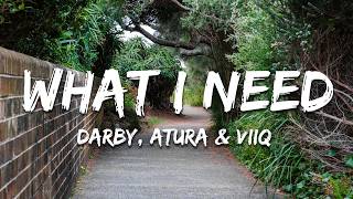 Darby, Atura & Viiq - What I Need (Lyrics)