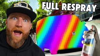 Full Re-Spray!! VW Transporter T5 Dream Build