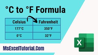 Formula to Convert Celsius to Fahrenheit