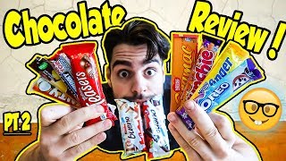 Chocolate bars REVIEW pt/2 | Butterfinger, Crunchie, Bounty and MORE!